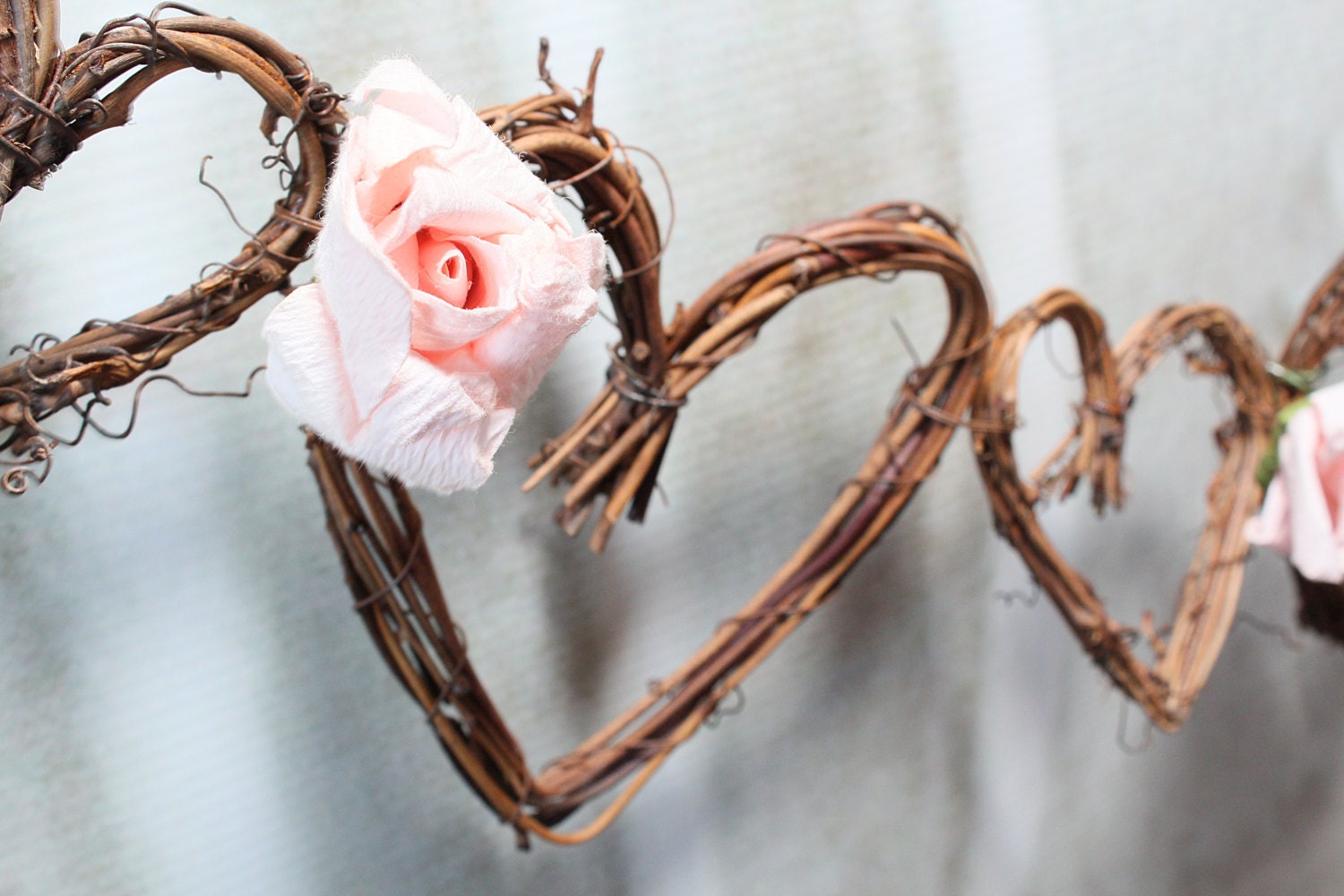 Bridal Shower Decorations, Vine Wedding Garland, Rustic Decorations, 5ft