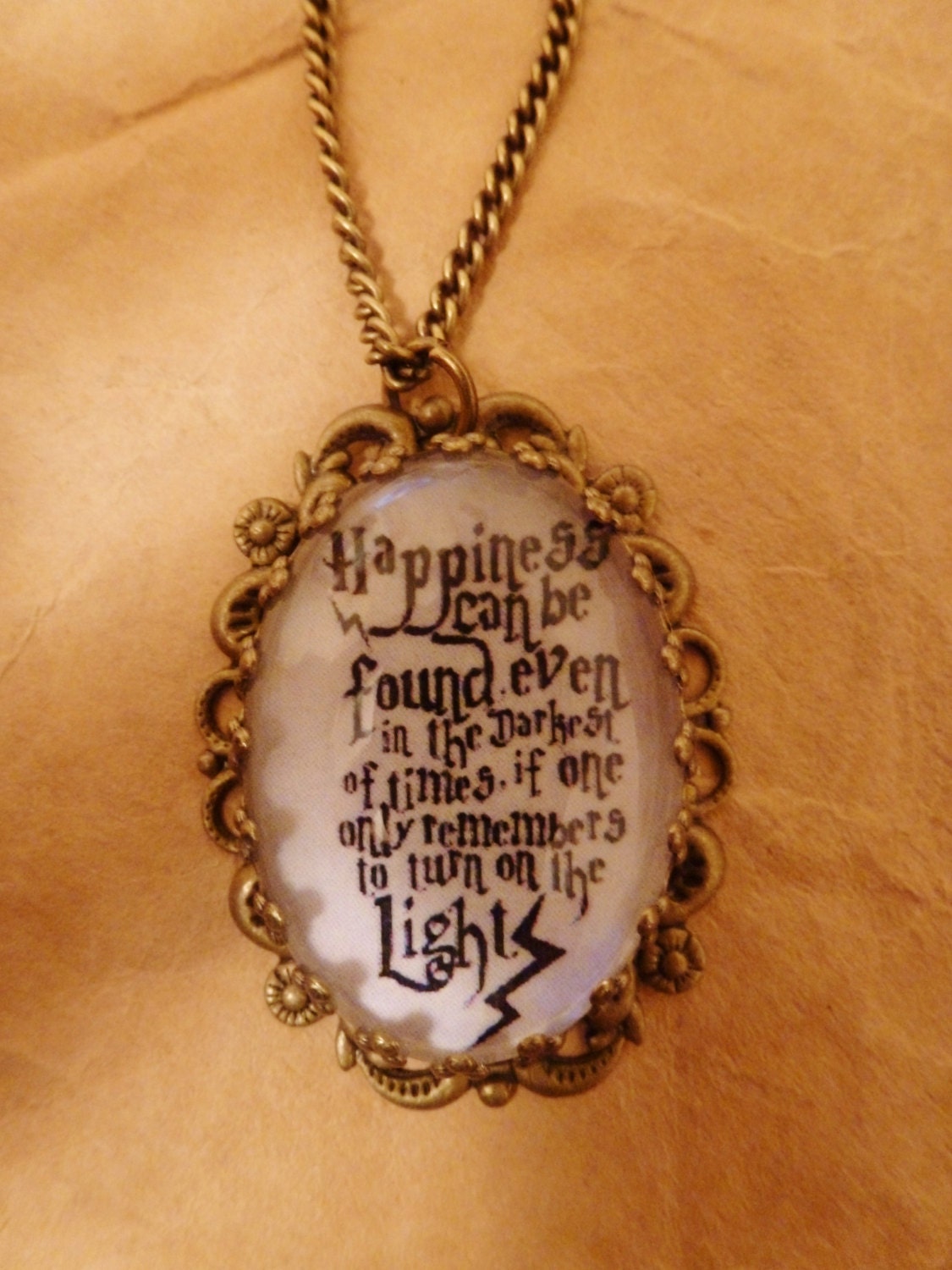 Harry Potter Dumbledore cameo quote necklaces, 9 to choose from :)