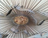 C. Jere Sunburst Wall Sculpture