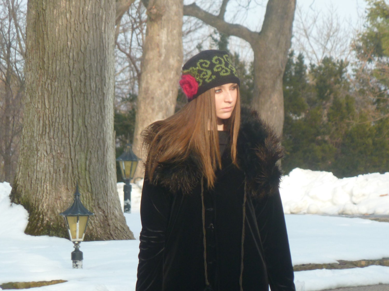 Glamour Gal Hand Knitted Hat