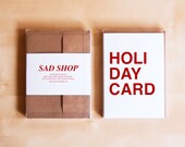 Holiday Card Set - Hanukkah Card Set -  Christmas Card Set - Funny Holiday Cards - HOLI DAY CARD - Set of 6 Cards