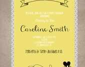 Vintage Bee Baby Shower Invite-Print your own Il_170x135