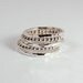 MADE TO ORDER - Five Silver Stacking Rings - Sterling Silver