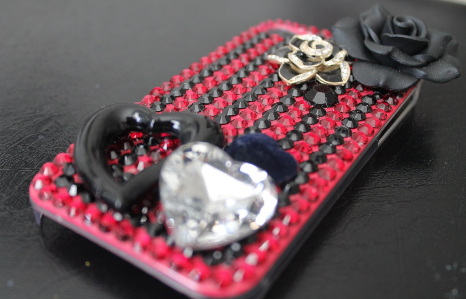 SALE  SALE Black and Pink iPhone 4/4s case