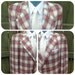 Vintage 1970s Men's Plaid Dinner Jacket -- Sports Coat -- Suit jacket -- Red Yellow Green Black and White