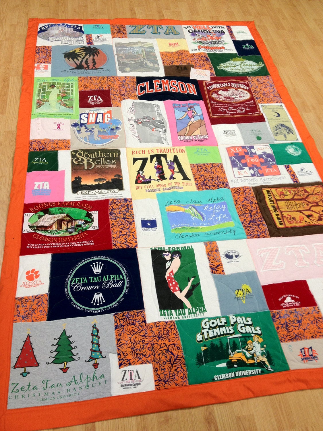 Tshirt Quilt / Memory Quilt / Tshirt Blanket / Custom Made with YOUR Tshirts & Clothes