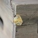 Gold Rutilated Quartz Gold Needles Gemstone Necklace Sterling Silver Oxidized Dark Patina Faceted Nugget Gemstone Nugget--"Gilded"