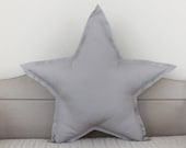 Star shaped Pillow or cushion - fog, soft cotton