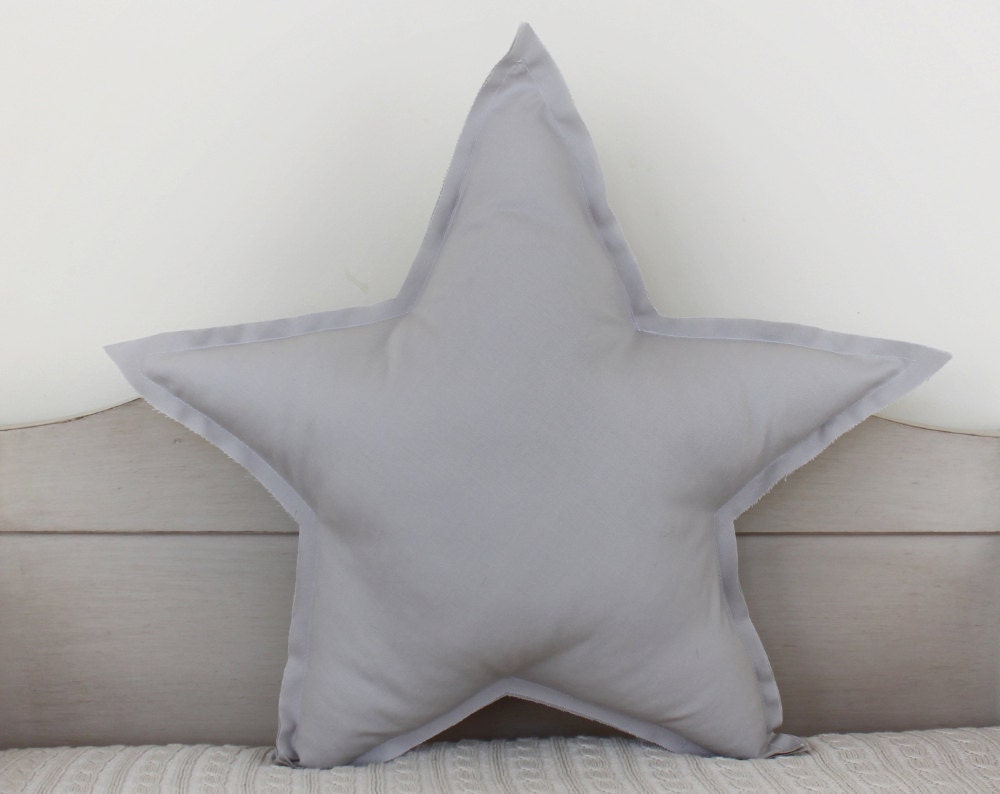Star shaped Pillow or cushion - fog, soft cotton