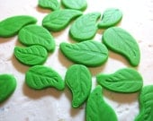 Leaf fondant Toppers in WHIMSICAL Style for cake wedding cake or cupcakes and cake toppers Il_170x135