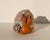 RainbowSnails- "GardenFlower" -gift for her, cool geek, unique, easter gift