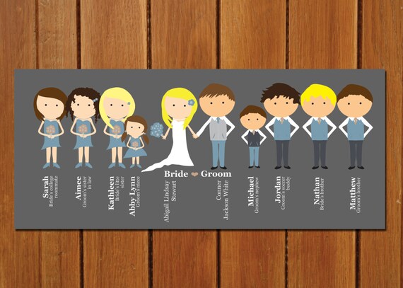 Illustrated Wedding Program