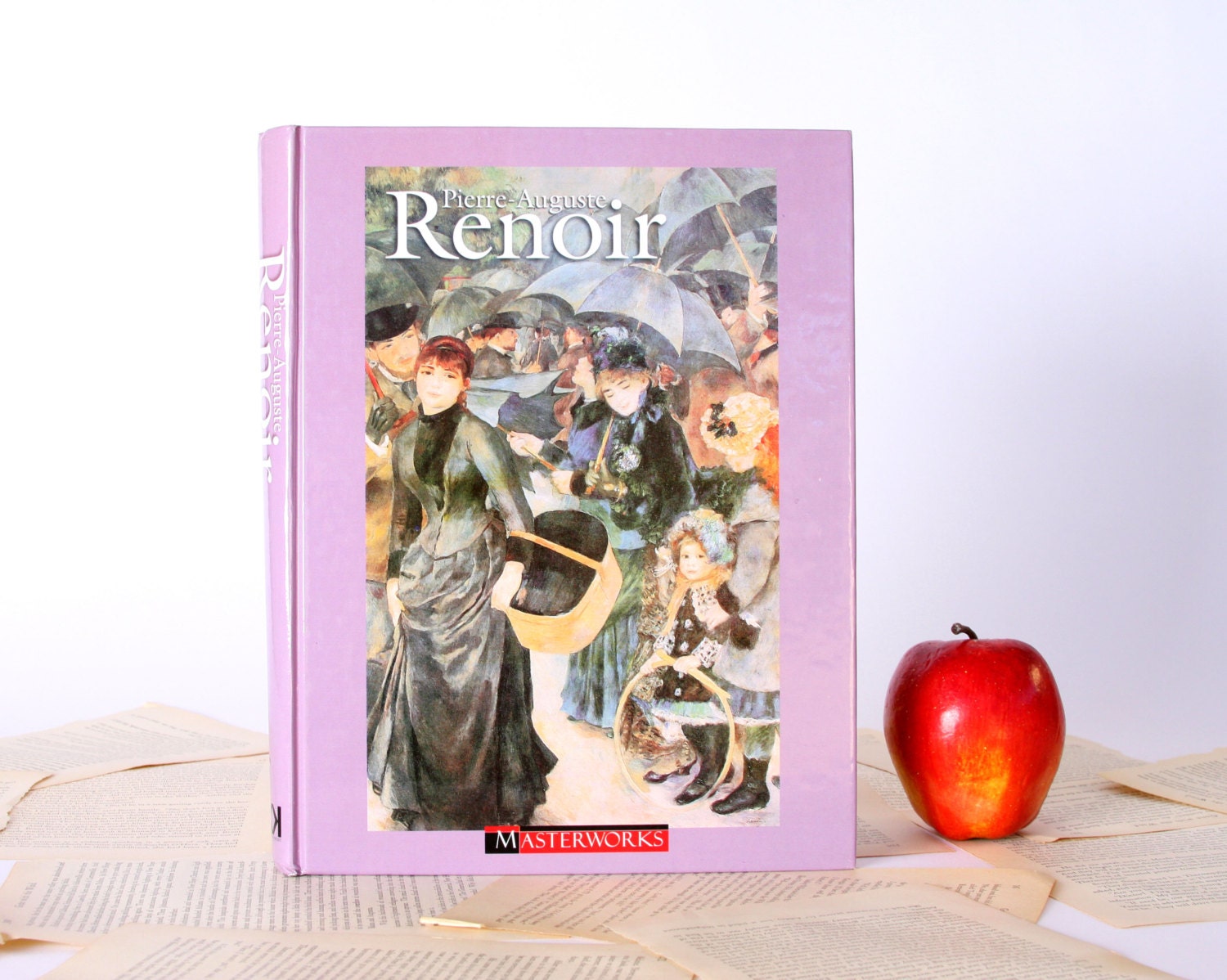 IPAD Cover- Tablet Case made from a Book- Renoir