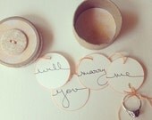 Ready To Ship Proposal Engagement Ring Box