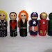 The Avengers peg people