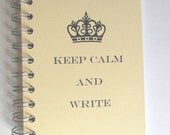 Personalized Journal Keep Calm and Write