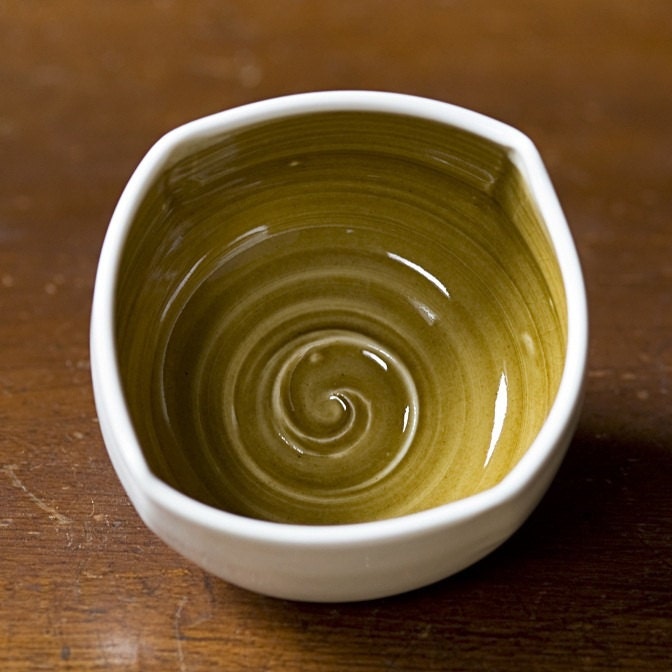 Square Ochre Ramekin
