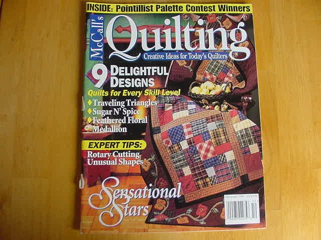 Vintage McCalls Quilting Magazine, December 1996, Vol. 3, No. 7, Quilt, Back Issue