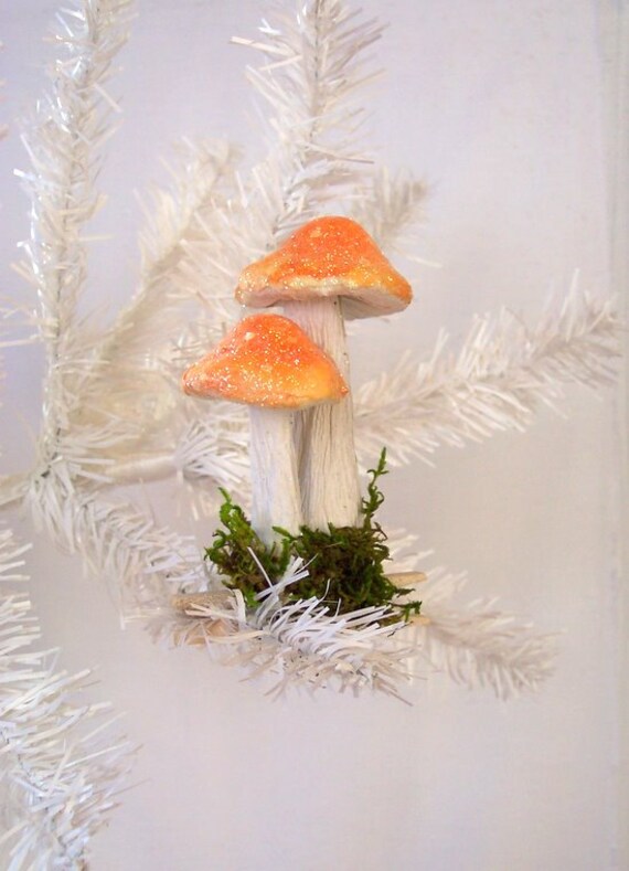 Mushroom Ornament Easter Summer or Christmas