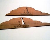 REcycled wood stickers