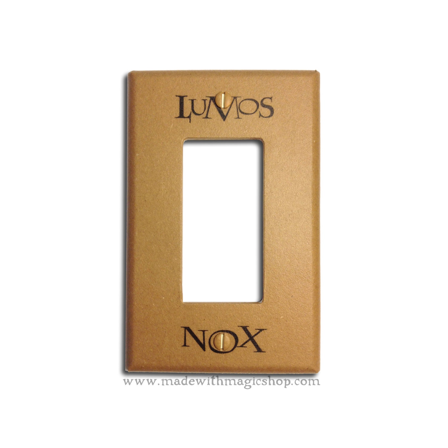 Lumos/Nox - Wizard Inspired Rocker Style Switch Plate