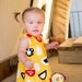 Farm Country - Children Clothing - Spring Dress - Newborn Dress - Farm Hens - School Trip - Yellow - Girls Clothing Pattern  - 3M to 4T
