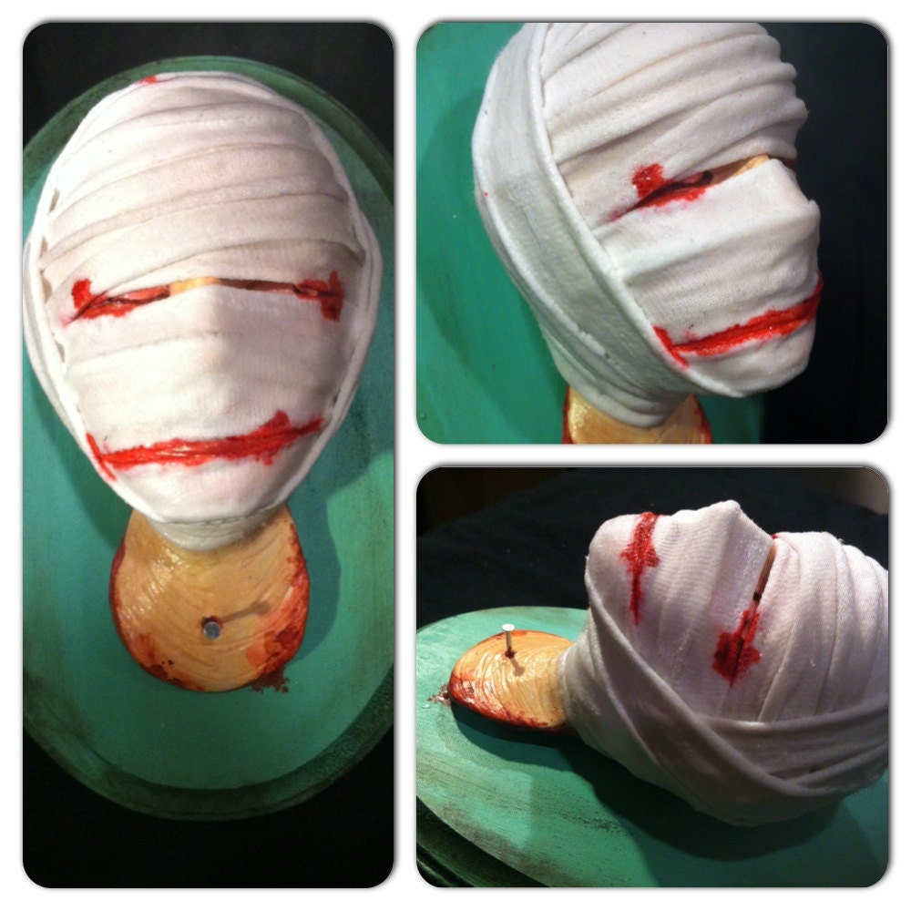 Bizarre Grotesque Head Horror Oddity Surgery