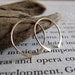Small Gold Filled Hoop Earrings - Handmade Hammered Hoops - Minimalist Gold Jewelry