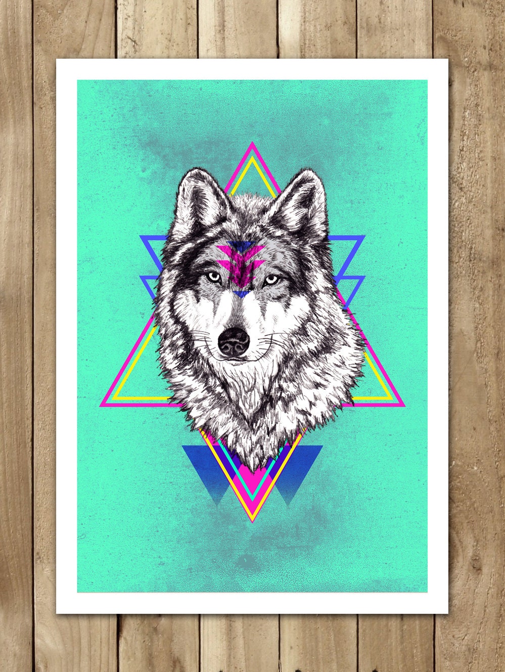 Wild Wolf A3 Poster