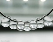 Czech Teardrop Beads 7mm (40) Clear Glass