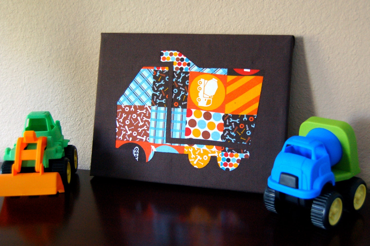 Dump Truck Canvas Wall Art- 9x12