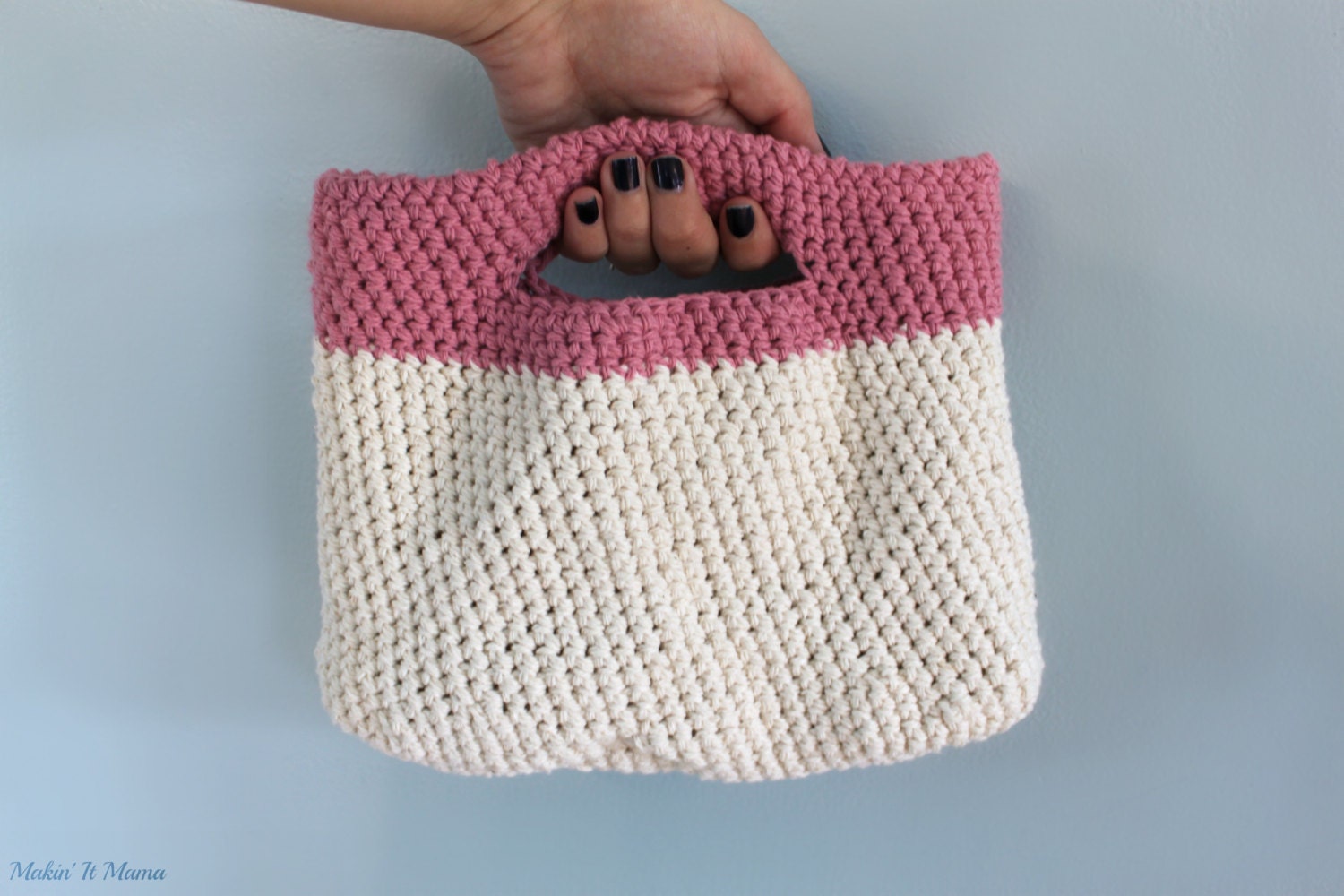 Crochet Handbag, Clutch, Women's Purse, Crochet Purse, Crochet Bag
