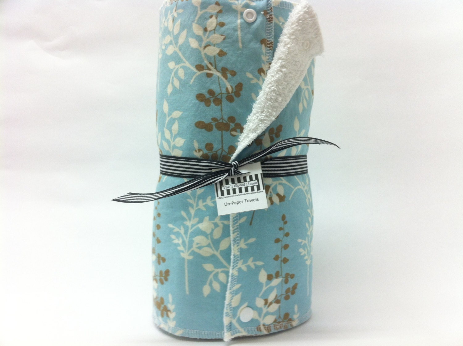 Reusable Paper Towel, Paper Towel, Cloth Paper Towel, Eco Friendly, Towels With Snaps - Enchanted Forest - TheTailoredHome