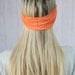 Coral Turband Headband Stretch Jersey Twist Headband - Turban Wide Hippie Boho Headband head bands Hair Coverings (HBT-04)