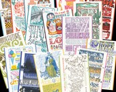 DEAD FEMINISTS set of 16 oversized postcards
