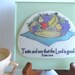 Christian Verse Art Tile. Taste and see the Lord is good. Psalm 34.8.