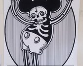 Mickey Mouse Everything Sucks Graffiti Poster - Extra Large
