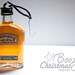 Gentleman Jack Ornament-- Jack Daniels Tennessee Whiskey Themed Christmas Tree Ornament.