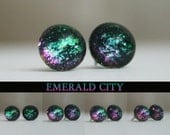 Emerald City 10mm Color Shifting Earrings