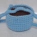 Turquoise Coffee or Hot Chocolate Novelty Purse