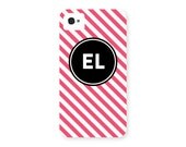 iPhone 5 or 4/4s Case - Fuchsia Stripe
