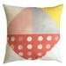 CUSHION Geo dot peach