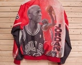 Chicago Bulls/Michael Jordan Chalk Line Brand Basketball Jacket L