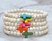 Cross Bracelets / Cross Beaded Bracelets