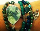 Phoenix Stone Mix Evil Eye Bracelet