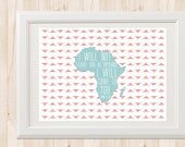 JOHN 14:18 Will Not Leave You As Orphans Tribal Africa Adoption Print / Gallery Wall Print