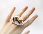 Double ring Cuprum Cat, Copper Ring Cat Handmade, OOAK, for cat lover, for pet lovers, cat jewelry, brass knuckles