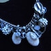 Beautiful White Bobble Necklace Thick Chain