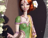 OOAK Art Doll Shanti Mini-Sculpture by Kristiina Meiner IADR  DMA