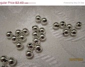 25% OFF Sterling Silver Beads, 6mm, Seamless, Round - 2 Beads per package